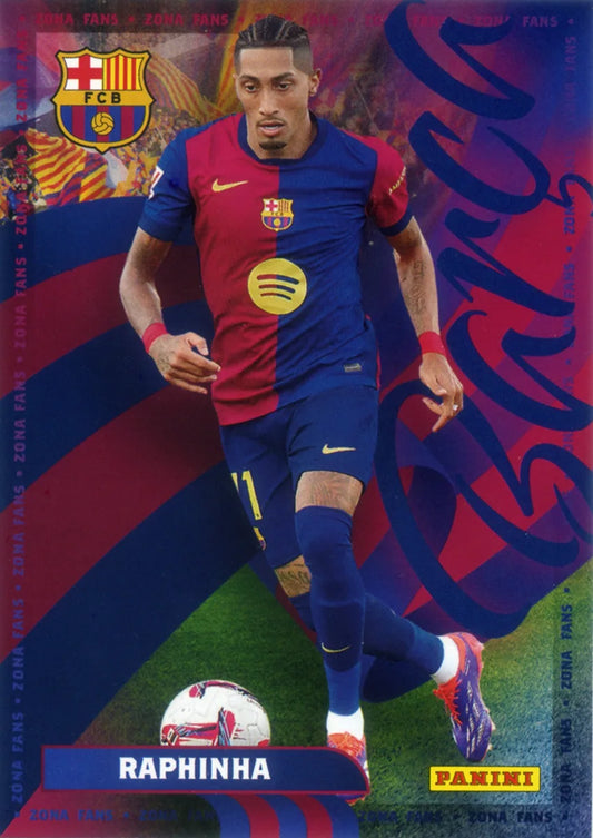 Panini Club FC Barcelona 2024-2025 #045 - Raphinha (FC Barcelona) ZONA FANS