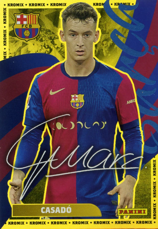 Panini Club FC Barcelona 2024-2025 #K38 - Casadó (FC Barcelona) KROMIX FIRMADO