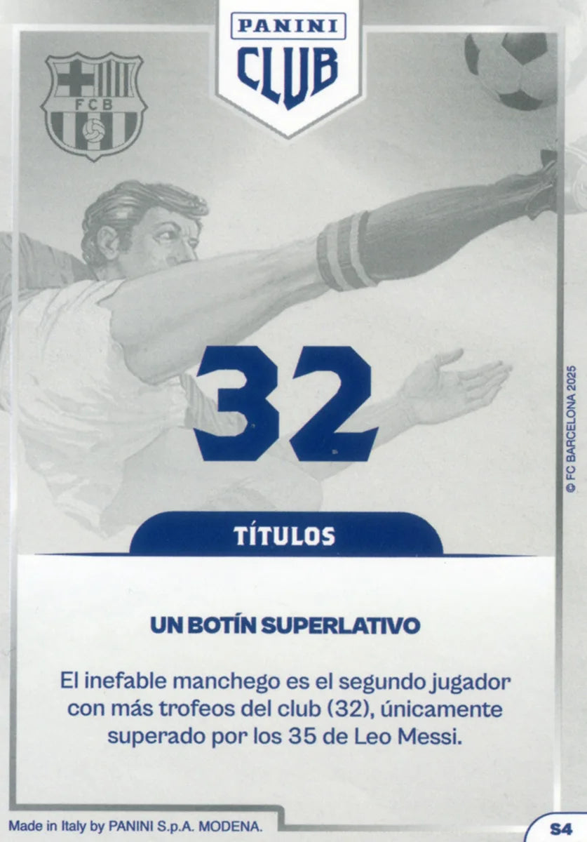 Panini Club FC Barcelona 2024-2025 #S4 - Iniesta (FC Barcelona) PANINI SUPREME
