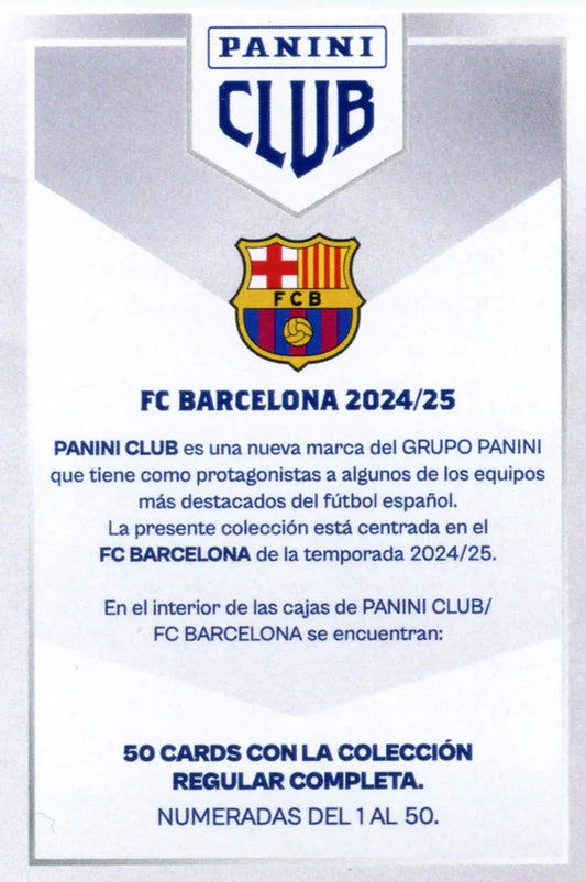 Panini Club FC Barcelona 2024-2025 Tarjeta Presentación (FC Barcelona)