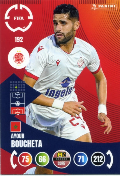 Cromo Trading Card Fútbol-Youssef El Motie-Wydad AC-Panini Club World Cup Adrenalyn XL 2025-#191-CORE / Team Mate