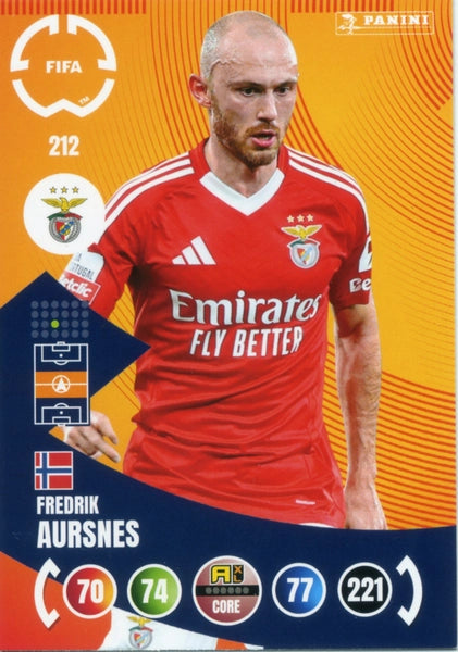 Cromo Trading Card Fútbol-Leandro Barreiro-SL Benfica-Panini Club World Cup Adrenalyn XL 2025-#211-CORE / Team Mate