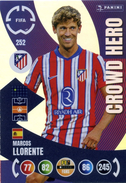 Cromo Trading Card Fútbol-Antoine Griezmann-Atlético de Madrid-Panini Club World Cup Adrenalyn XL 2025-#251-CORE / Team Mate