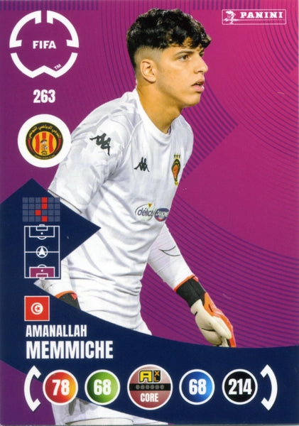 Cromo Trading Card Fútbol-Yassine Meriah-Espérance de Tunis-Panini Club World Cup Adrenalyn XL 2025-#262-FANS / Emblem