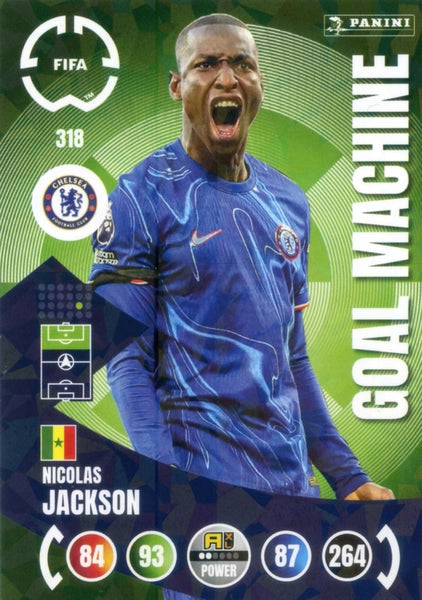 Cromo Trading Card Fútbol-Wessam Abou Ali-Al Ahly FC-Panini Club World Cup Adrenalyn XL 2025-#317-POWER / Goal Machine