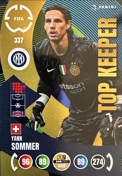 Cromo Trading Card Fútbol-Manuel Neuer-FC Bayern München-Panini Club World Cup Adrenalyn XL 2025-#336-GOLD / Top Keeper