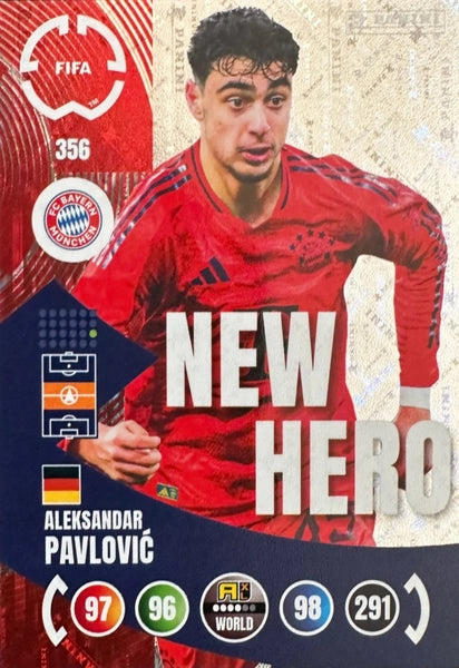 Cromo Trading Card Fútbol-João Neves-Paris Saint-Germain-Panini Club World Cup Adrenalyn XL 2025-#355-WORLD / New Hero