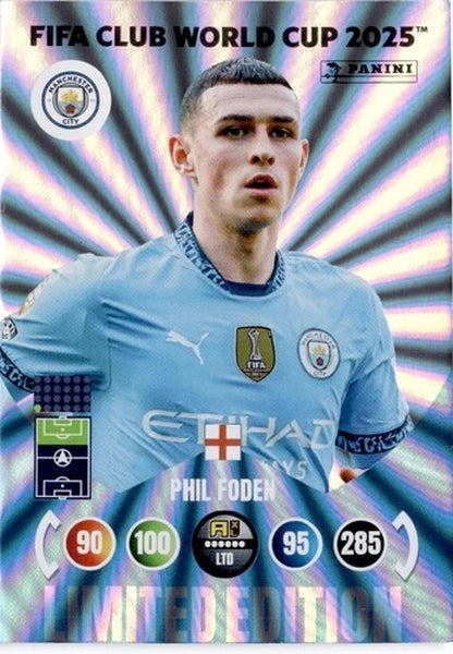 Soccer Trading Card-Phil Foden-Manchester City-Panini Club World