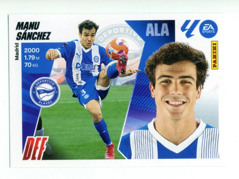 Manu Sánchez - Alavés - Panini Liga Este  - 2025 - 2026 - #010 - Básico