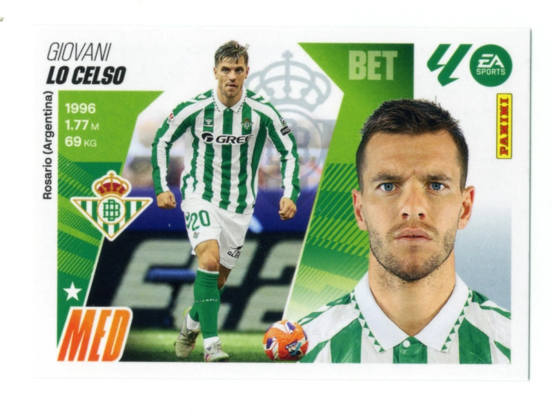 Lo Celso - Real Betis - Panini Liga Este  - 2025 - 2026 - #013 - Básico