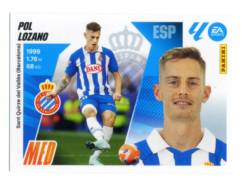 Pol Lozano - RCD Espanyol - Panini Liga Este  - 2025 - 2026 - #015 - Básico
