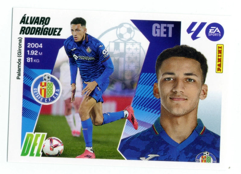 Álvaro Rodríguez - Getafe CF - Panini Liga Este  - 2025 - 2026 - #020 - Básico