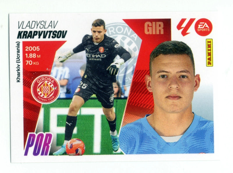 Krapyvtsov - Girona FC - Panini Liga Este  - 2025 - 2026 - #04A - Básico