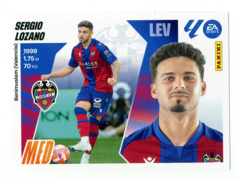 Sergio Lozano - UD Levante - Panini Liga Este  - 2025 - 2026 - #013 - Básico