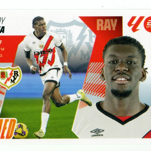 Trading Card Soccer Chrome-Ntek-Rayo Vallecano-Panini La Liga Este