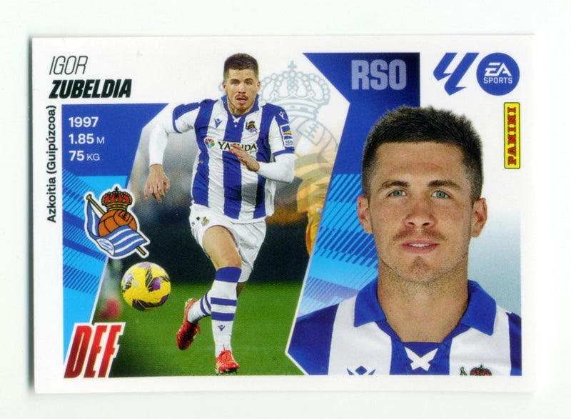 Zubeldia - Real Sociedad - Panini Liga Este  - 2025 - 2026 - #007 - Básico