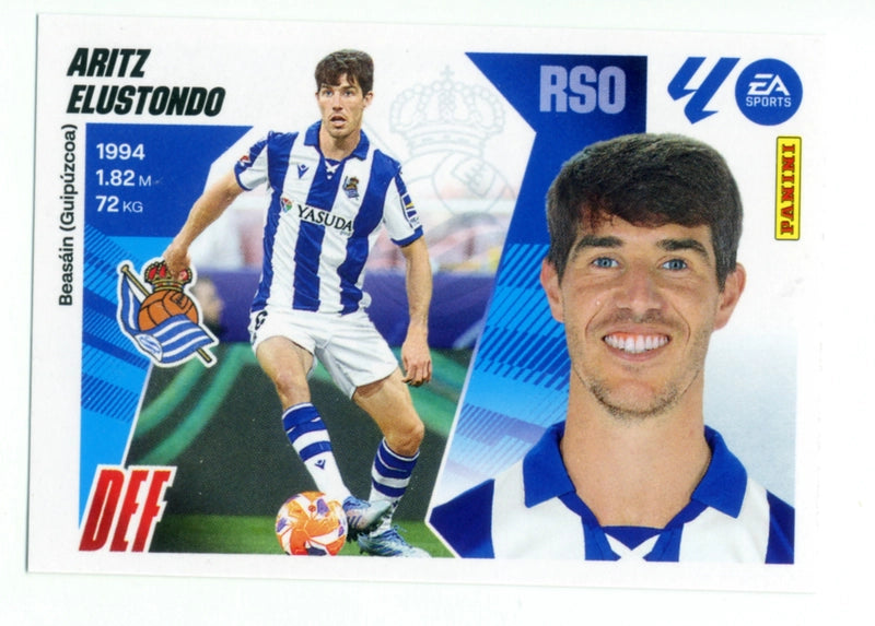 Aritz Elustondo - Real Sociedad - Panini Liga Este  - 2025 - 2026 - #009 - Básico