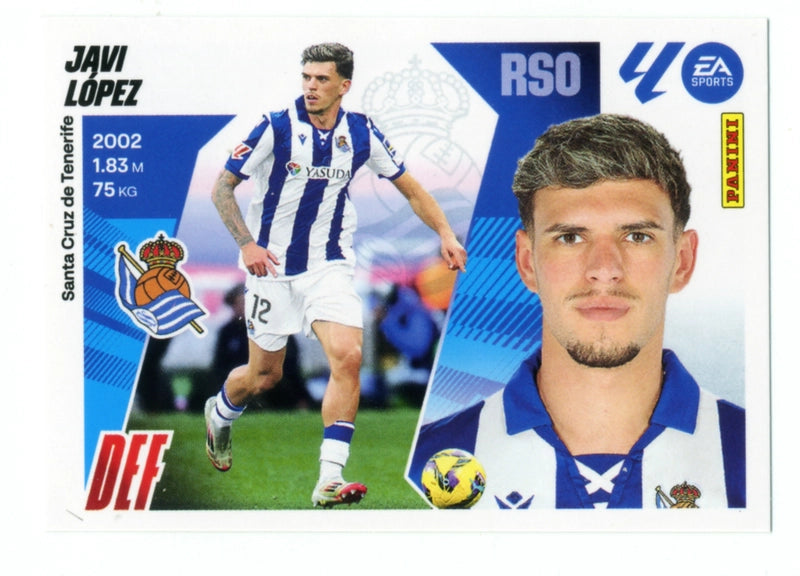 Javi López - Real Sociedad - Panini Liga Este  - 2025 - 2026 - #10A - Básico