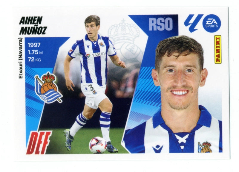 Aihen Muñoz - Real Sociedad - Panini Liga Este  - 2025 - 2026 - #10B - Básico