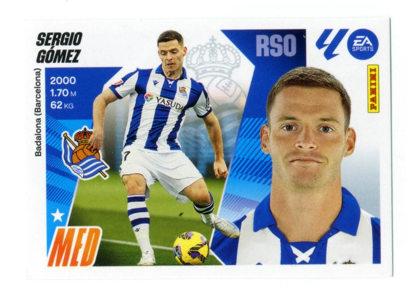 Sergio Gómez - Real Sociedad - Panini Liga Este  - 2025 - 2026 - #013 - Básico