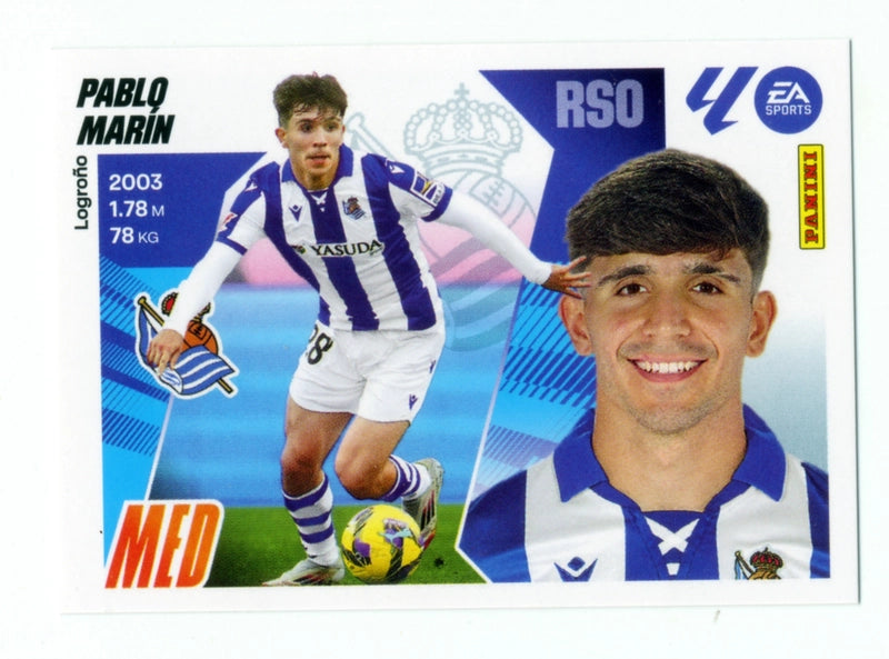 Pablo Marín - Real Sociedad - Panini Liga Este  - 2025 - 2026 - #012 - Básico