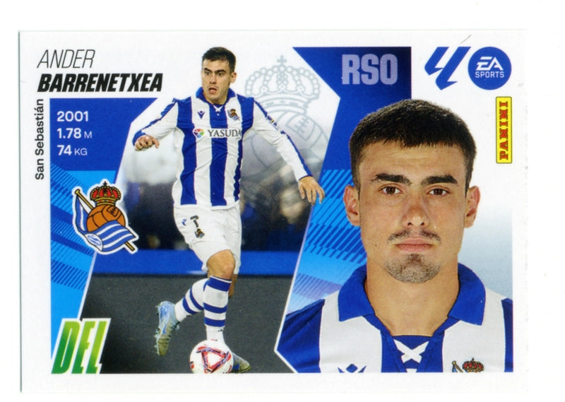 Barrenetxea - Real Sociedad - Panini Liga Este  - 2025 - 2026 - #017 - Básico