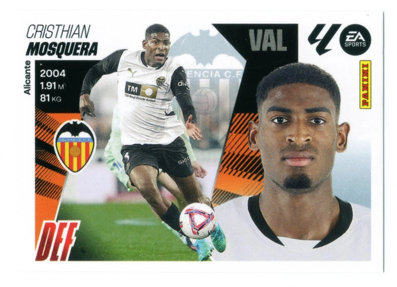 Mosquera - Valencia CF - Panini Liga Este  - 2025 - 2026 - #006 - Básico