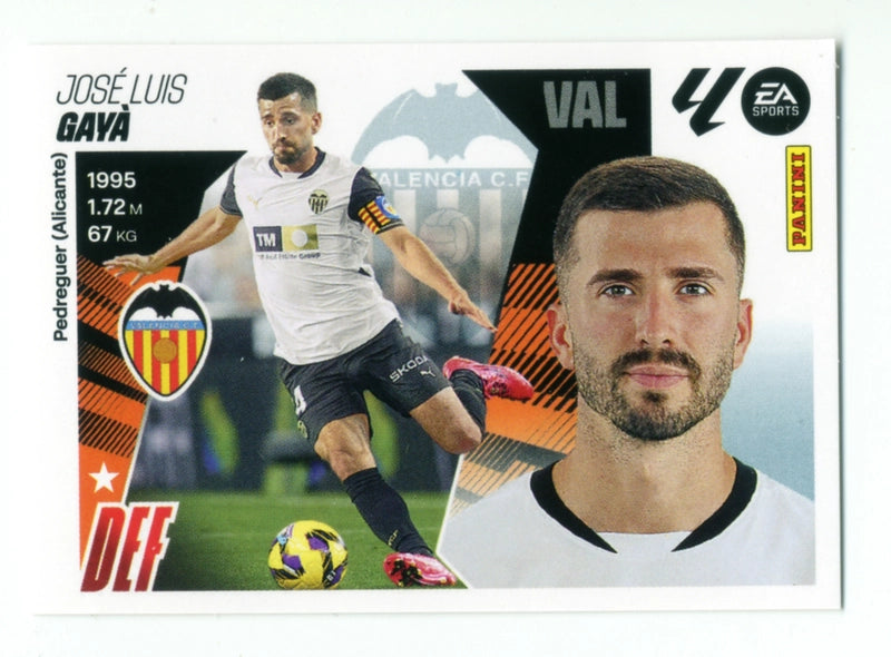 Gayà - Valencia CF - Panini Liga Este  - 2025 - 2026 - #010 - Básico
