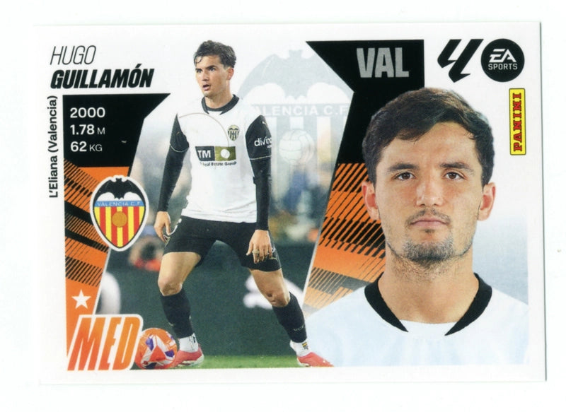 Guillamón - Valencia CF - Panini Liga Este  - 2025 - 2026 - #012 - Básico