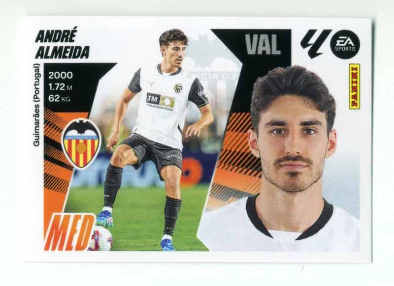 André Almeida - Valencia CF - Panini Liga Este  - 2025 - 2026 - #014 - Básico