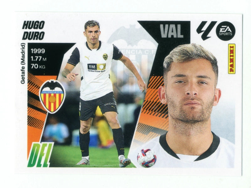 Hugo Duro - Valencia CF - Panini Liga Este  - 2025 - 2026 - #019 - Básico