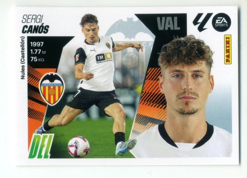 Canós - Valencia CF - Panini Liga Este  - 2025 - 2026 - #017 - Básico