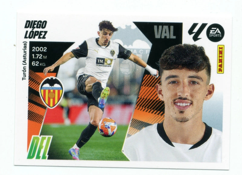 Diego López - Valencia CF - Panini Liga Este  - 2025 - 2026 - #020 - Básico