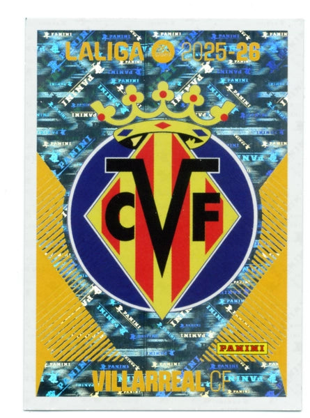 Escudo - Villarreal CF - Panini Liga Este  - 2025 - 2026 - #001 - Básico