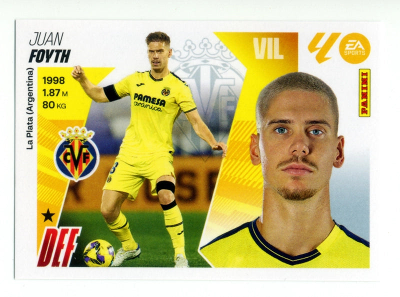 Foyth - Villarreal CF - Panini Liga Este  - 2025 - 2026 - #006 - Básico
