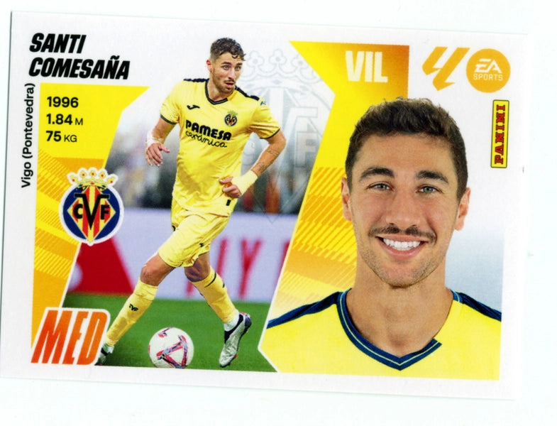 Santi Comesaña - Villarreal CF - Panini Liga Este  - 2025 - 2026 - #011 - Básico