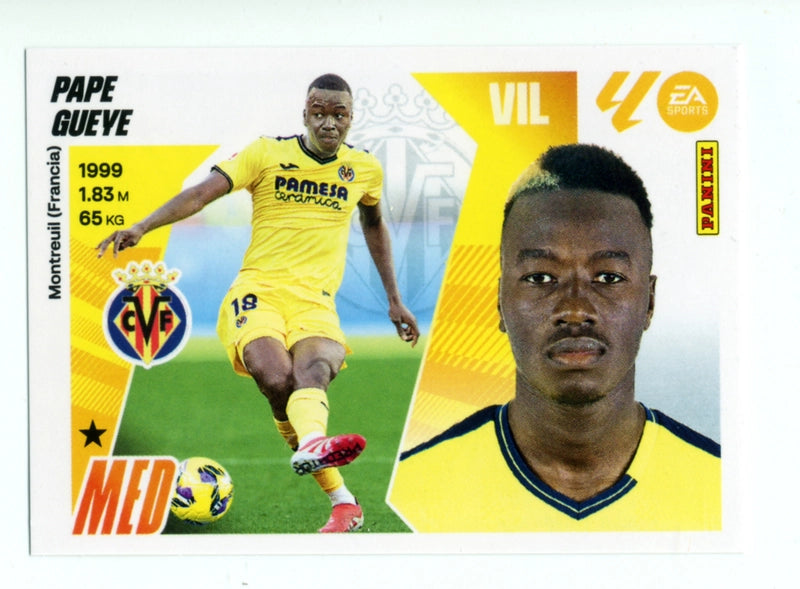 Pape Gueye - Villarreal CF - Panini Liga Este  - 2025 - 2026 - #012 - Básico