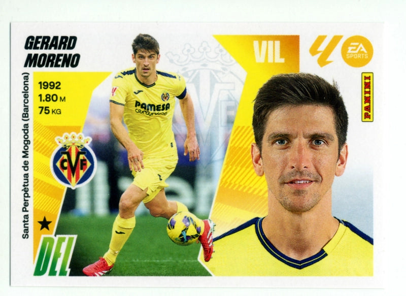 Gerard Moreno - Villarreal CF - Panini Liga Este  - 2025 - 2026 - #018 - Básico