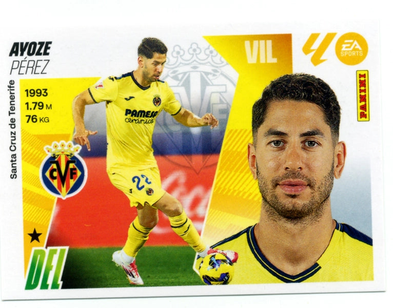 Ayoze - Villarreal CF - Panini Liga Este  - 2025 - 2026 - #019 - Básico