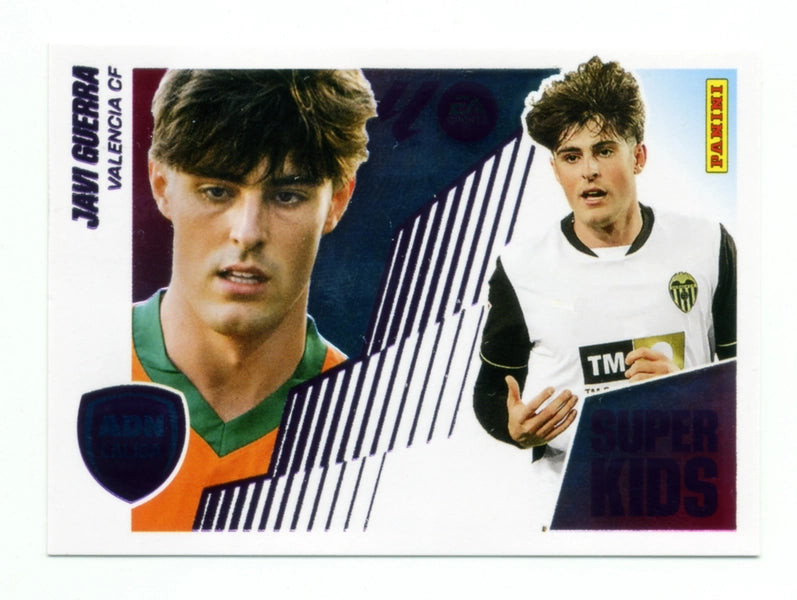 Javi Guerra  - Valencia CF - Panini Liga Este  - 2025 - 2026 - #012 - Súper Kids