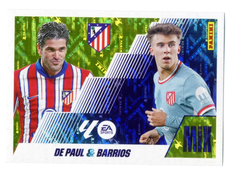 De Paul / Barrios - Atlético de Madrid - Panini Liga Este  - 2025 - 2026 - #006 - Mix