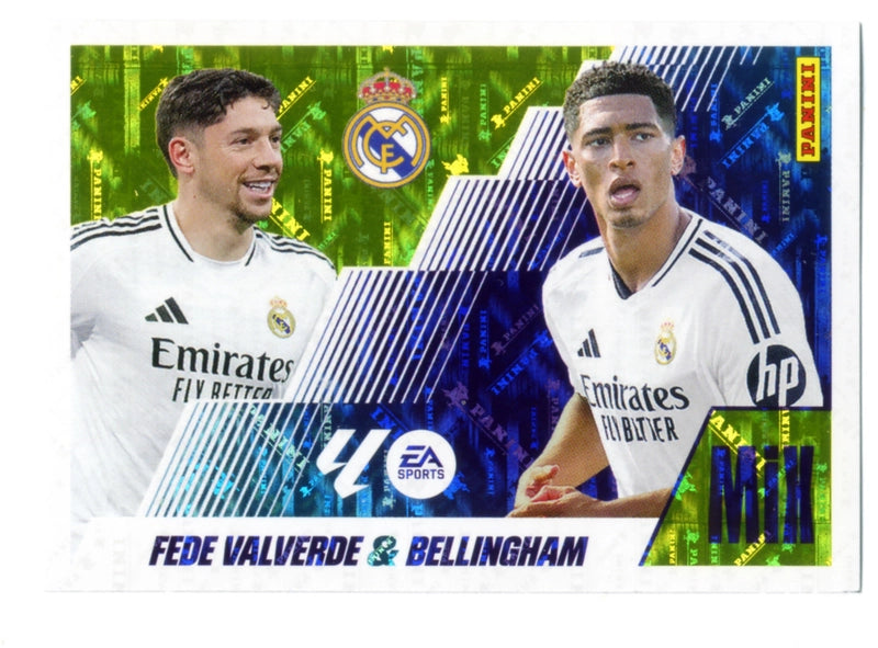 Fede Valverde / Bellingham - Real Madrid  - Panini Liga Este  - 2025 - 2026 - #007 - Mix