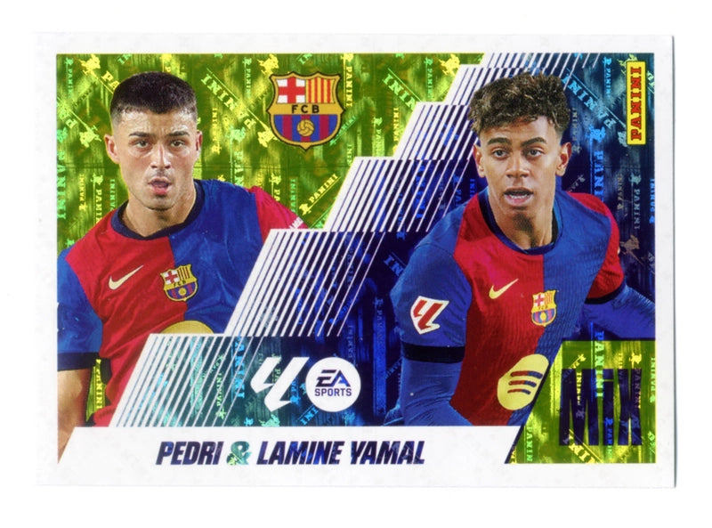 Pedri / Lamine Yamal - FC Barcelona - Panini Liga Este  - 2025 - 2026 - #020 - Mix