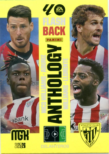 Nico-Williams-Aduriz-Llorente – Megacracks La Liga 2025-26 – #433 - Flash Back Antology