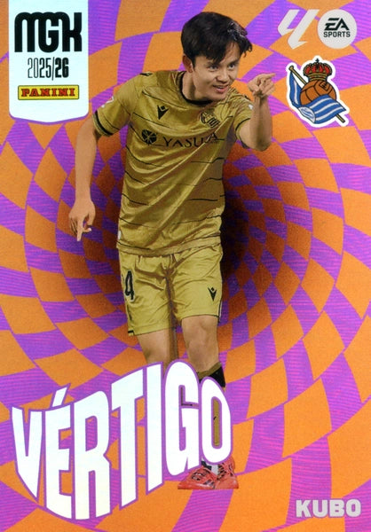 Kubo  -  Real Sociedad - Panini Megacracks - 2025-2026 - #384 - Vértigo