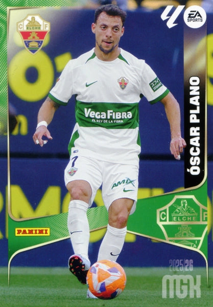 Óscar Plano - Elche CF - Panini Megacracks - 2025-2026 - #144 - Basico