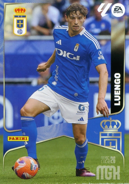 Luengo - Real Oviedo - Panini Megacracks - 2025-2026 - #276 - Basico