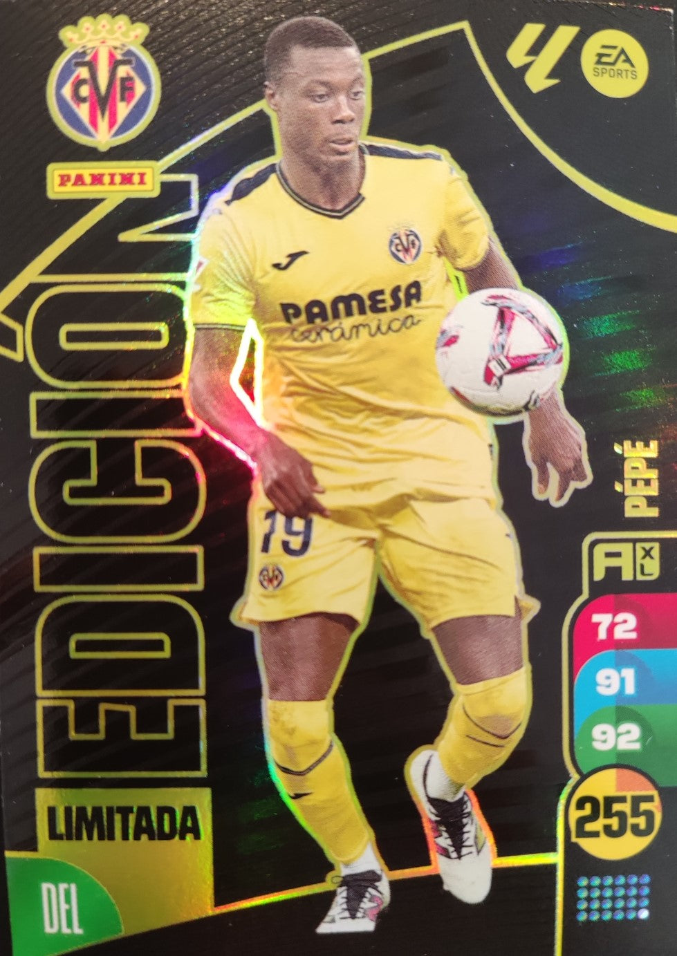 Panini Adrenalyn XL La Liga 2024/2025 - PÉPÉ - Limited Edition - RAW Chrome