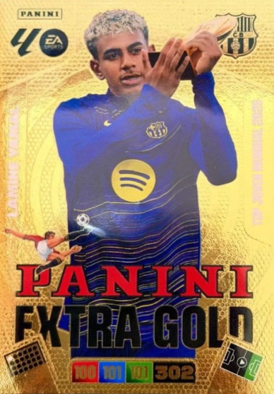 Lamine Yamal - Barcelona - Panini Adrenalyn XL - 2025-2026 - Panini Extra Gold