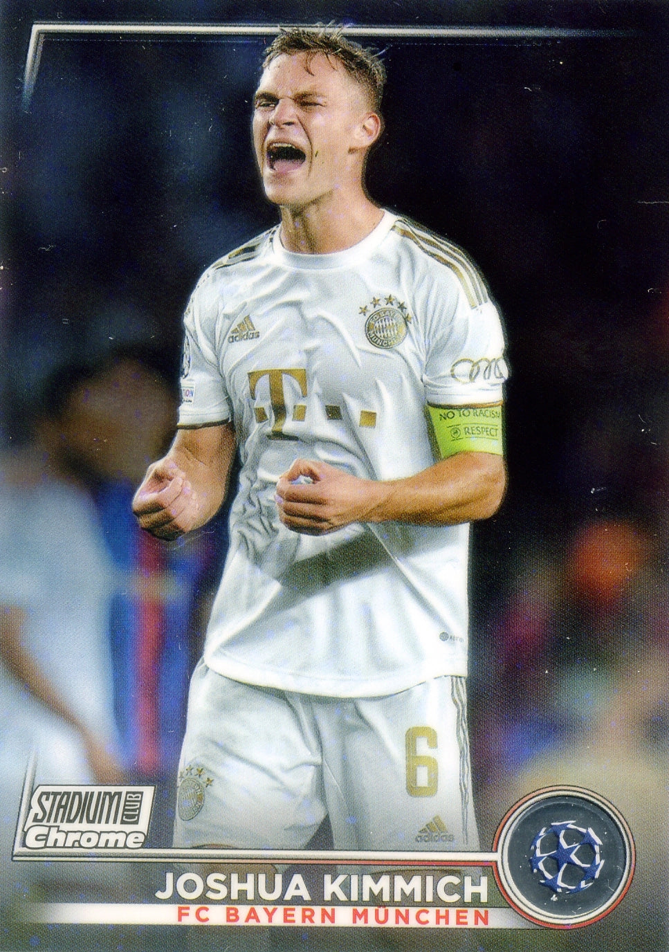 Cromo Trading Card Fútbol-Joshua Kimmich-FC Bayern München-Topps Stadium Club Uefa Chrome 2022-2023-#006-Básico Parallel